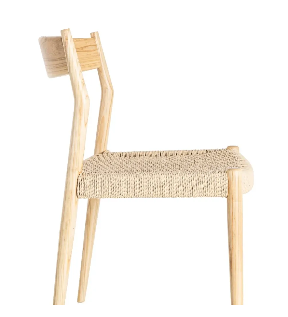 Krzesło PATER 82 cm drewno jesion naturalne