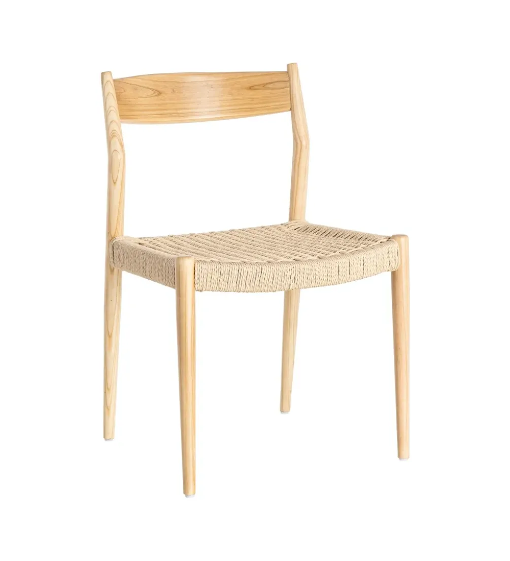 Krzesło PATER 82 cm drewno jesion naturalne