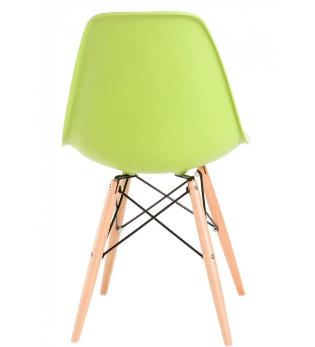 Krzesło P016W PP Inspirowane DSW Zielone