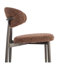 Krzesło TABURENMO 76 cm brązowo czarne