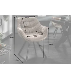 Krzesło The Dutch Comfort Taupe