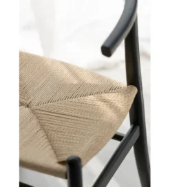 Krzesło TOON 76 cm drewno bukowe czarne
