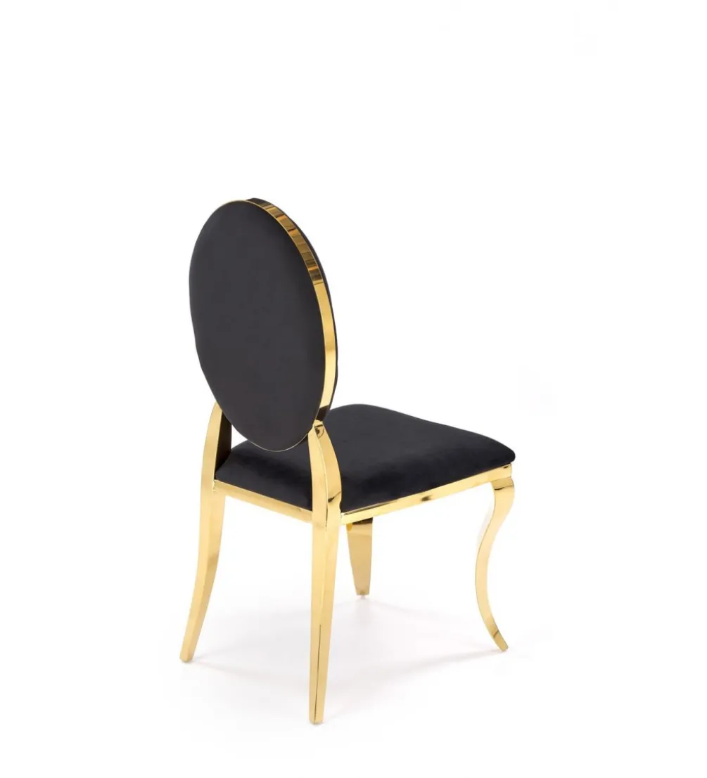 Krzesło TRENTINO Reginald Modern Barock czarne