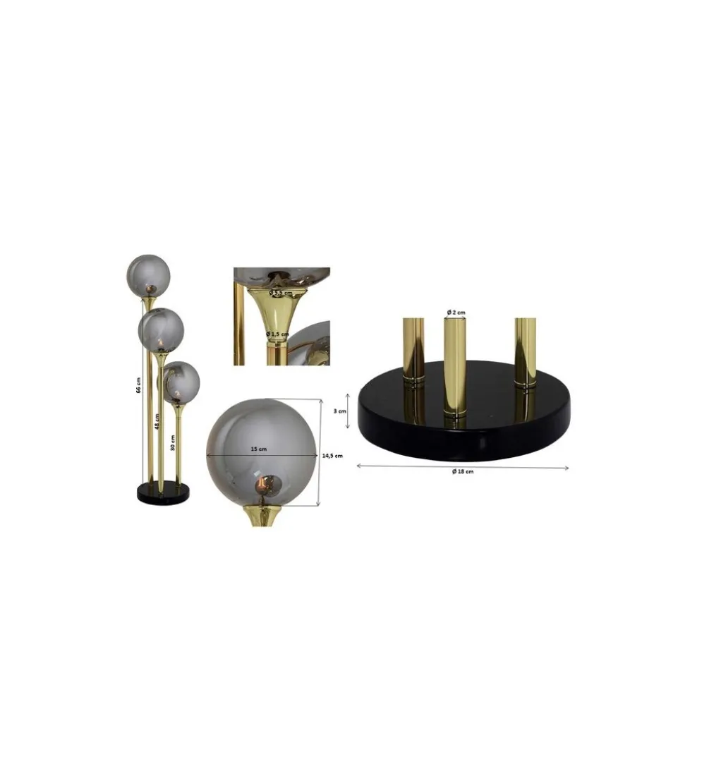 Lampa stołowa AI CAPONE TRE 83 cm