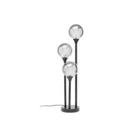 Lampa stołowa AL CAPONE 83 cm czarna