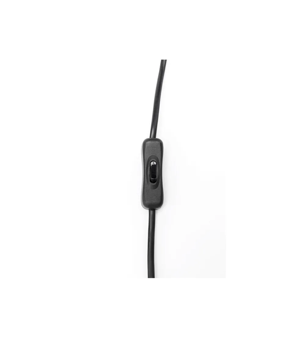 Lampa stołowa AL CAPONE 83 cm czarna