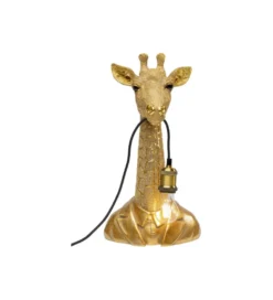 Lampa stołowa ANIMAL GIRAFFE 50 cm złota