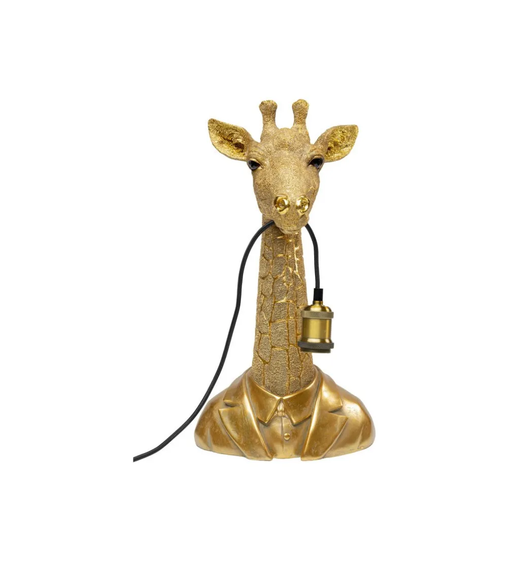 Lampa stołowa ANIMAL GIRAFFE 50 cm złota