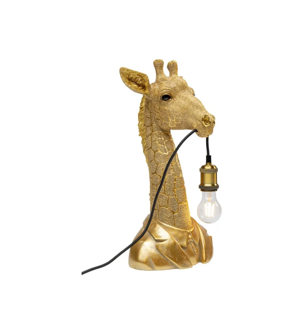 Lampa stołowa ANIMAL GIRAFFE 50 cm złota