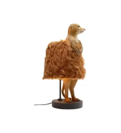 Lampa stołowa ANIMAL MERRKAT FUR 51 cm