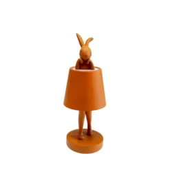 Lampa stołowa ANIMAL RABBIT LED 29 cm pomarańczowa