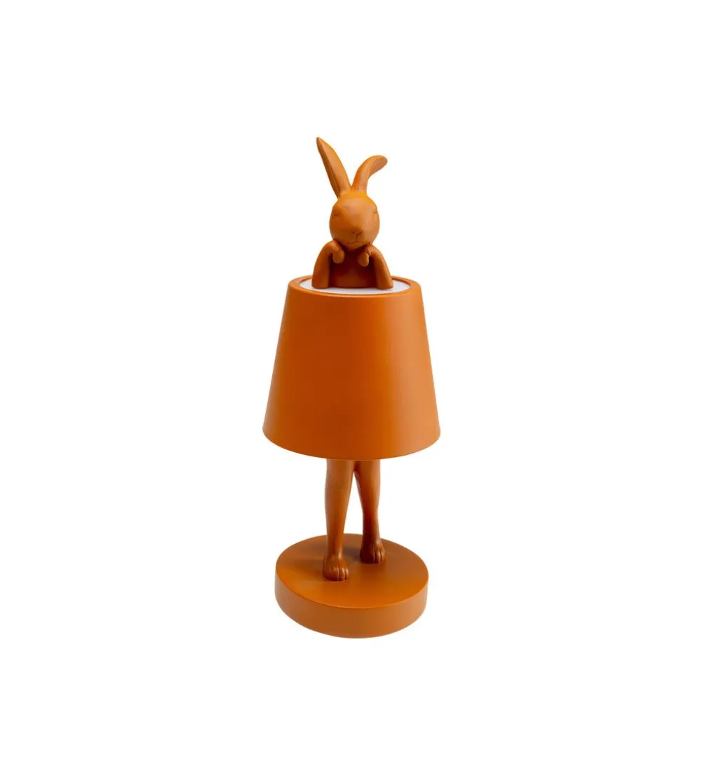Lampa stołowa ANIMAL RABBIT LED 29 cm pomarańczowa