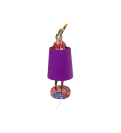 Lampa stołowa ANIMAL RABBIT 50 cm fioletowa