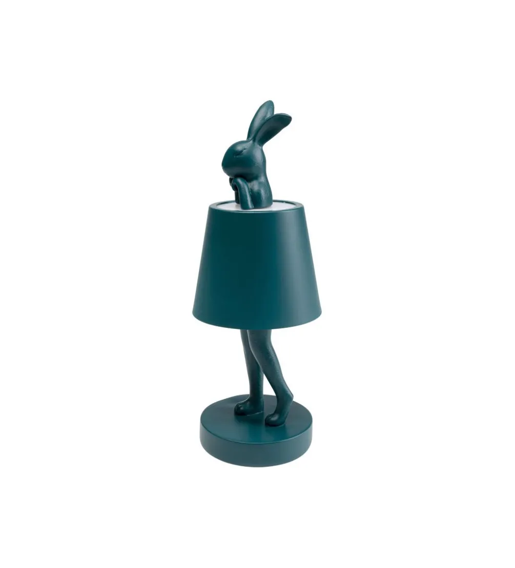 Lampa stołowa ANIMAL RABBIT LED 29 cm niebieska