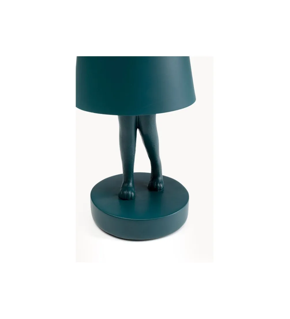 Lampa stołowa ANIMAL RABBIT LED 29 cm niebieska