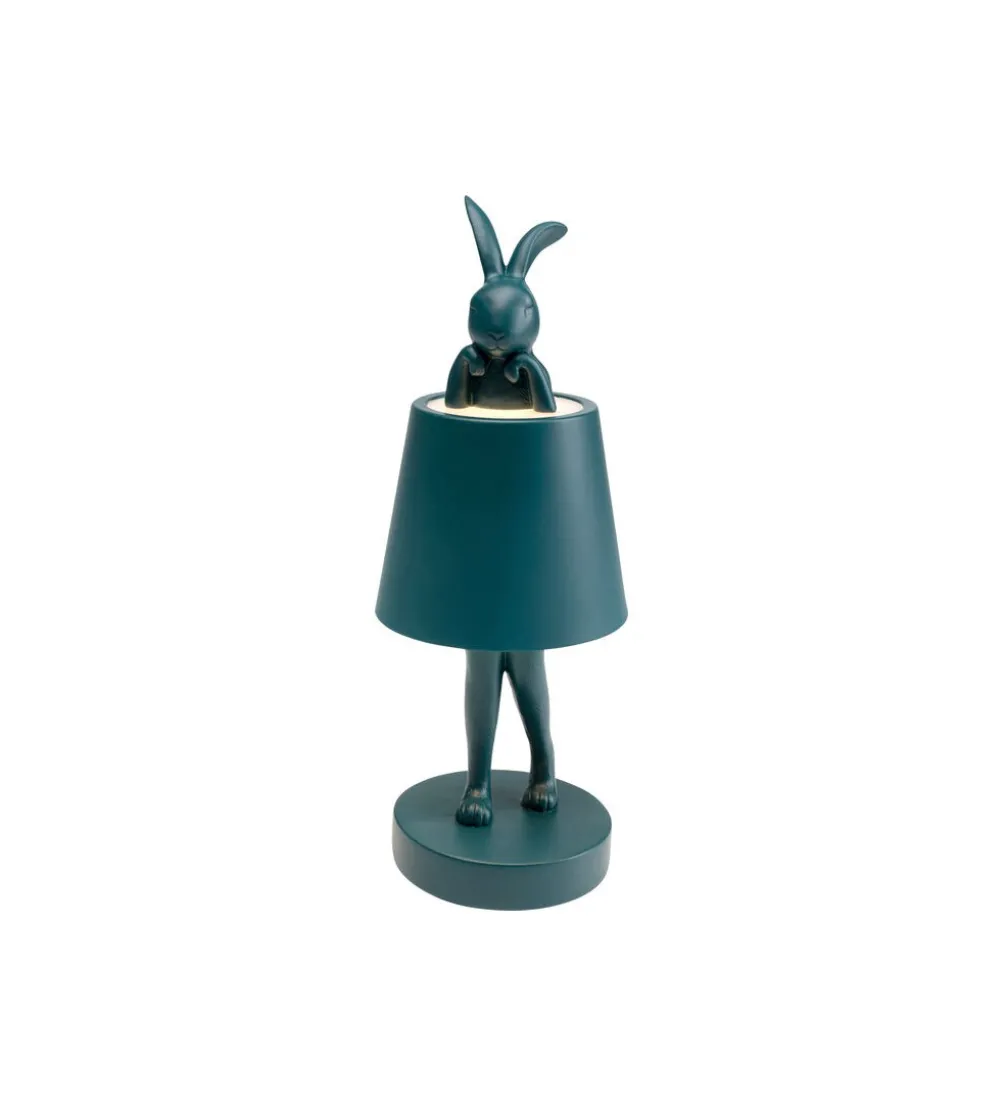 Lampa stołowa ANIMAL RABBIT LED 29 cm niebieska