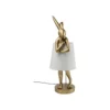 Lampa stołowa ANIMAL RABBIT 88 cm złoto biała