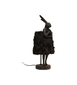 Lampa stołowa ANIMAL RABBIT FUR 50 cm czarno złota