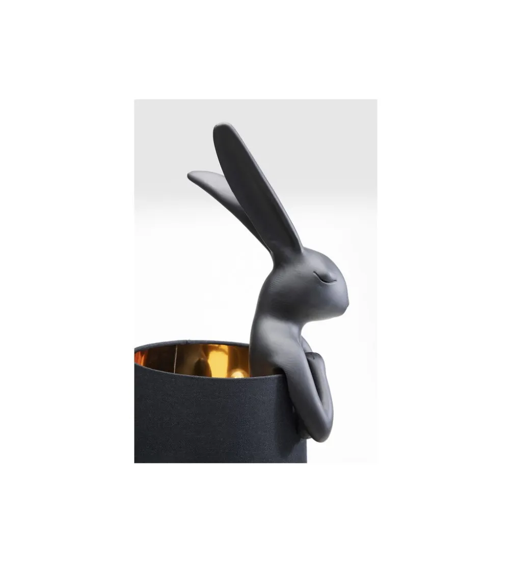 Lampa stołowa Animal Rabbit 68 cm czarna