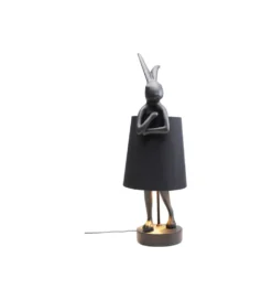 Lampa stołowa Animal Rabbit 68 cm czarna