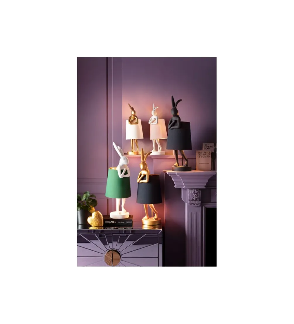 Lampa stołowa Animal Rabbit 68 cm czarna