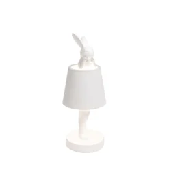 Lampa stołowa ANIMAL RABBIT 29 cm biała