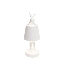 Lampa stołowa ANIMAL RABBIT 29 cm biała