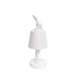 Lampa stołowa ANIMAL RABBIT 29 cm biała
