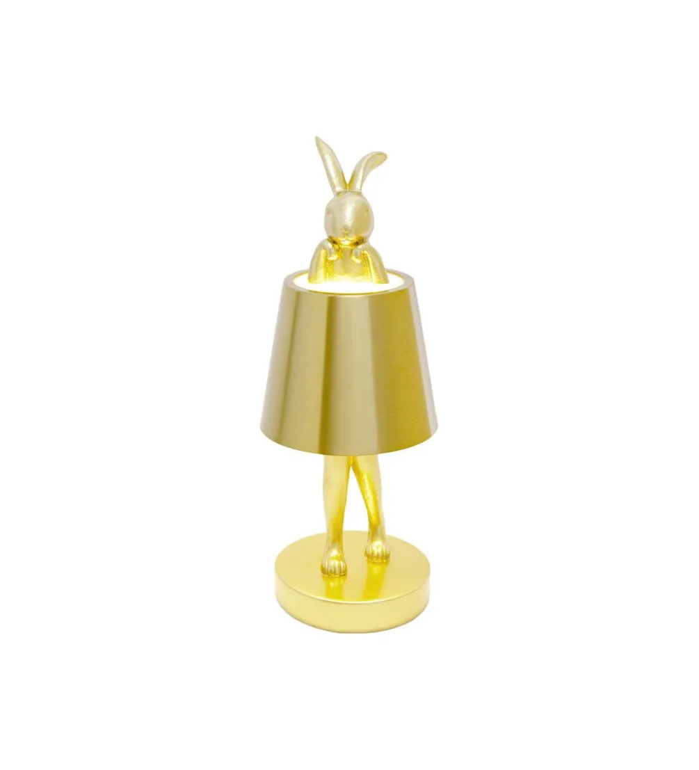 Lampa stołowa ANIMAL RABBIT 29 cm złota