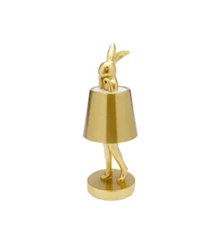 Lampa stołowa ANIMAL RABBIT 29 cm złota