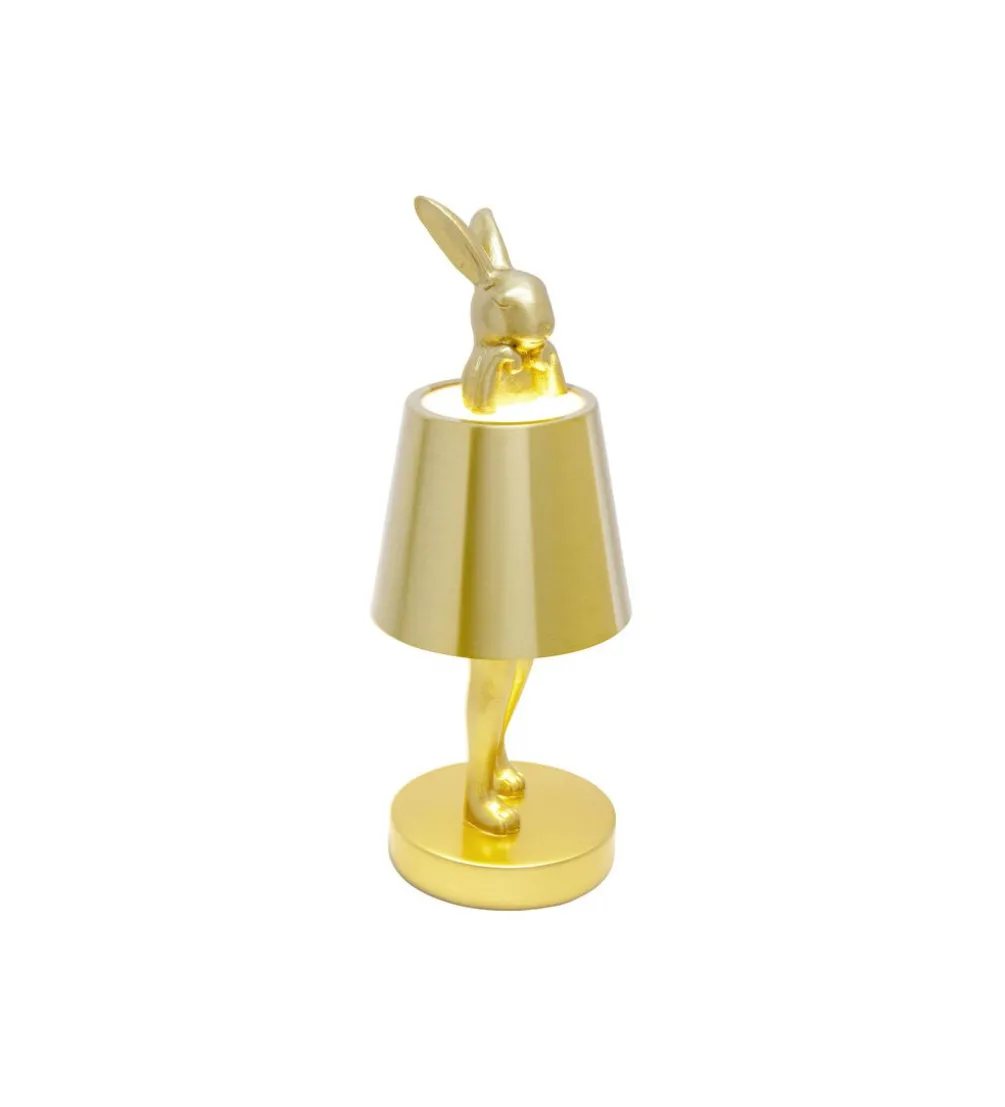 Lampa stołowa ANIMAL RABBIT 29 cm złota