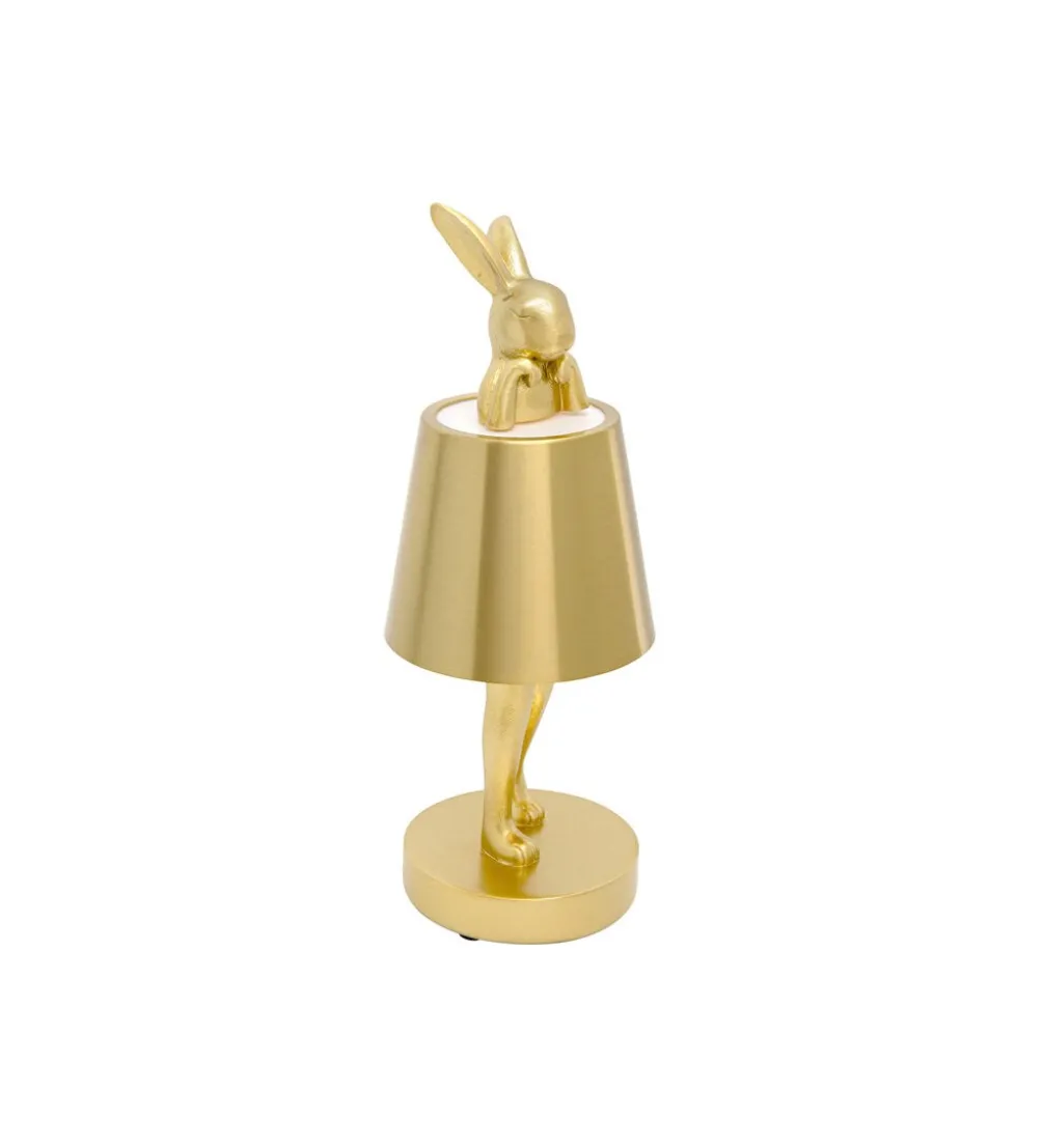 Lampa stołowa ANIMAL RABBIT 29 cm złota