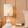 Lampa stołowa ATELIE 55 cm biała