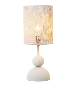 Lampa stołowa ATELIE 55 cm biała