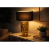 Lampa stołowa AURELIA 55 cm czarna złota