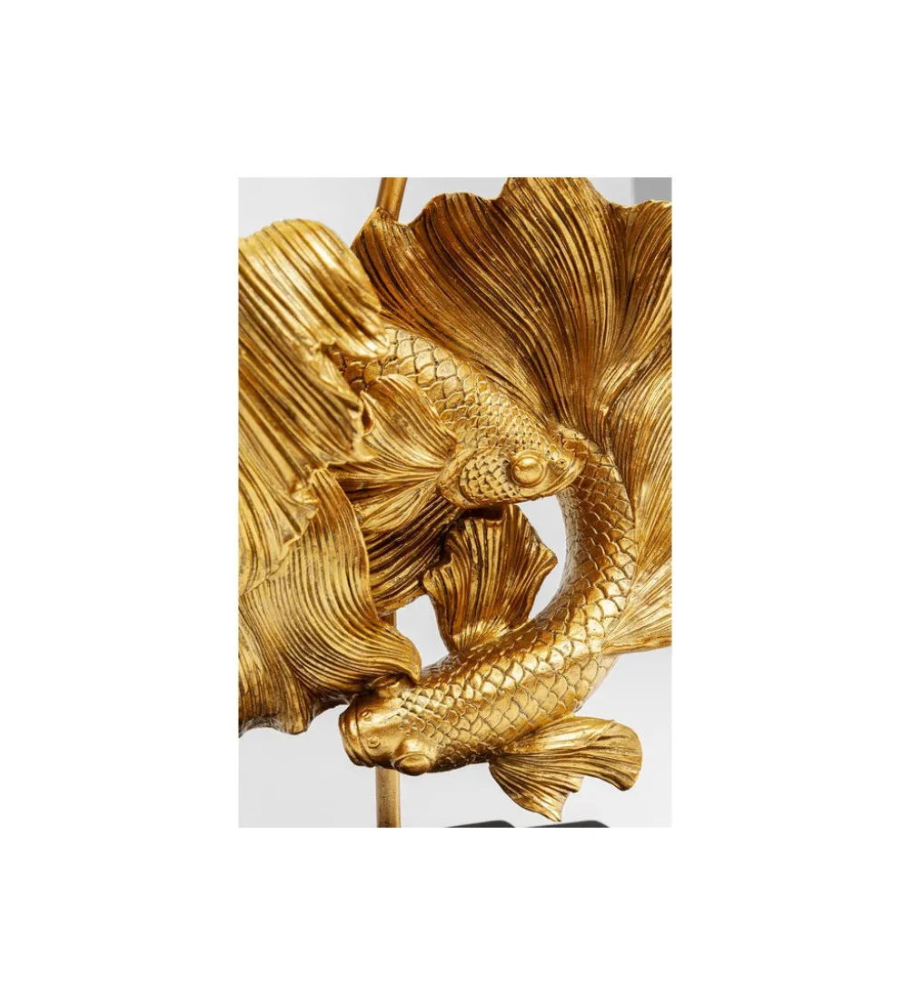 Lampa stołowa BETTA FISH 53 cm złota