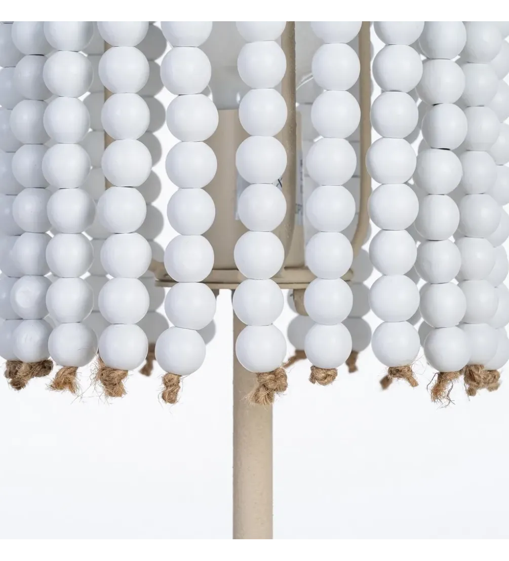 Lampa stołowa BETTERY 61 cm biała