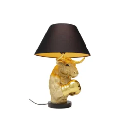 Lampa stołowa BOXER BULL 53 cm złota