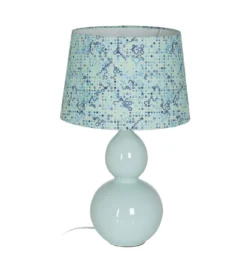 Lampa stołowa BUNOKI 63 cm ceramika zielona