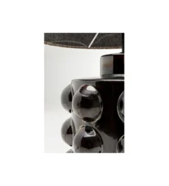 Lampa stołowa CALAMARO 58 cm klosz bouclé