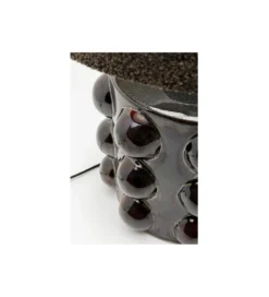 Lampa stołowa CALAMARO 58 cm klosz bouclé