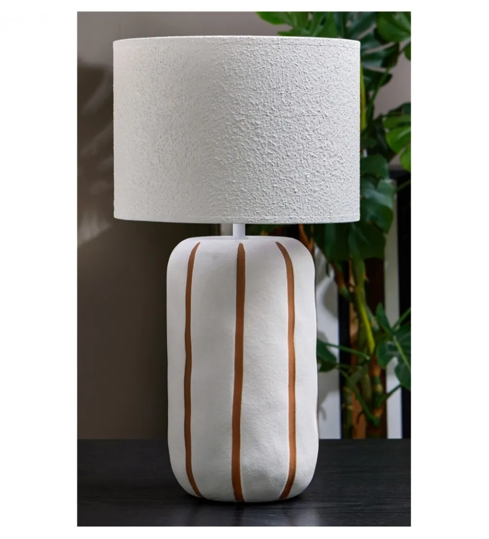 Lampa stołowa CANDA 47 cm biała