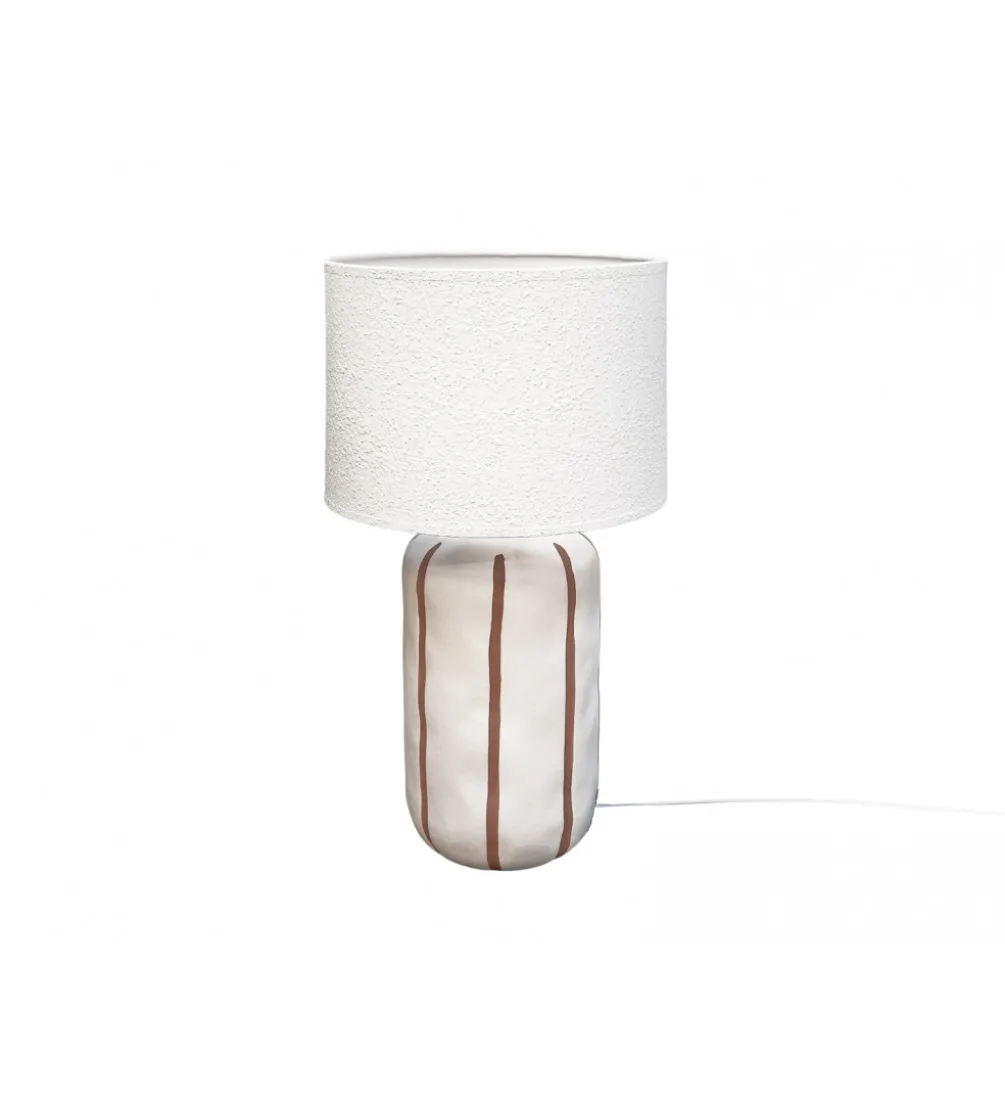 Lampa stołowa CANDA 47 cm biała