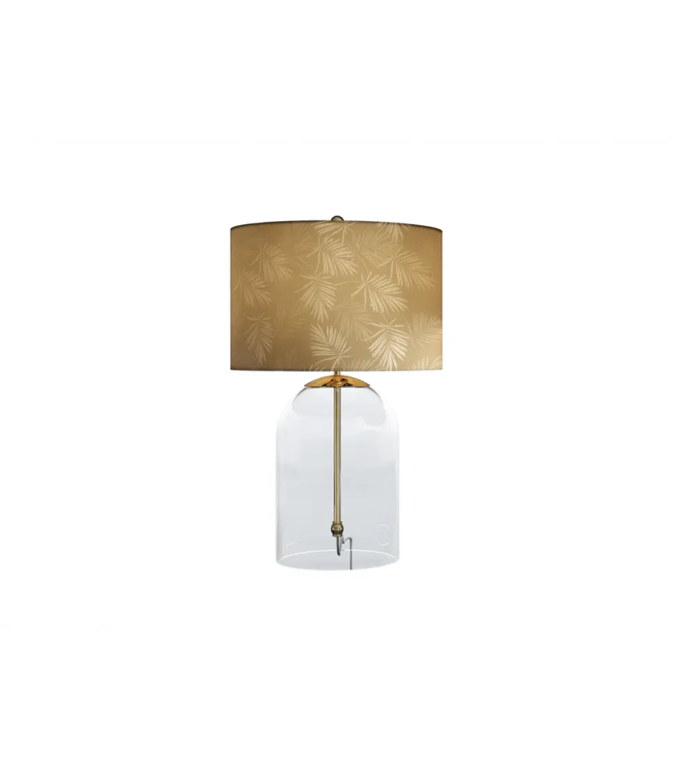 Lampa stołowa CLASSICO 55 cm szkło złoty