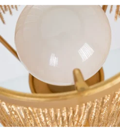 Lampa stołowa DANCEY 50 cm złota