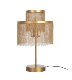 Lampa stołowa DANCEY 50 cm złota
