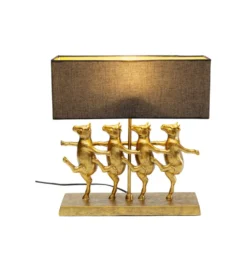 Lampa stołowa DANCING COWS złota