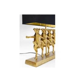 Lampa stołowa DANCING COWS złota