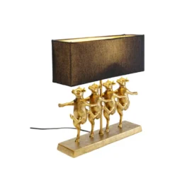 Lampa stołowa DANCING COWS złota