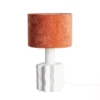 Lampa stołowa DANIKO 49 cm biała terrakota